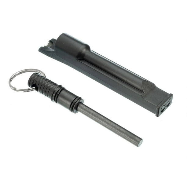Survival Key Chain Magnesium Rod Flint Steel Firesteel Fire Striker Starter X 6